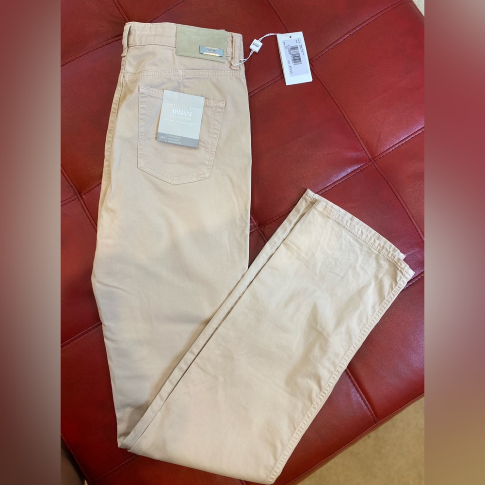 ARMANI COLLEZIONI 5 Pocket Beige Jeans